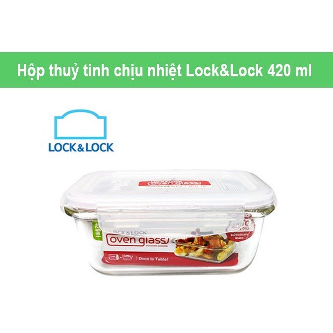 Hộp Thuỷ Tinh Chịu Nhiệt Cao Cấp Lock&amp;Lock