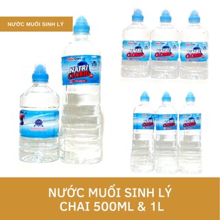 Nước Muối Sinh Lý NATRI CLORID 0,9% Chai 500ML & Chai 1000ML