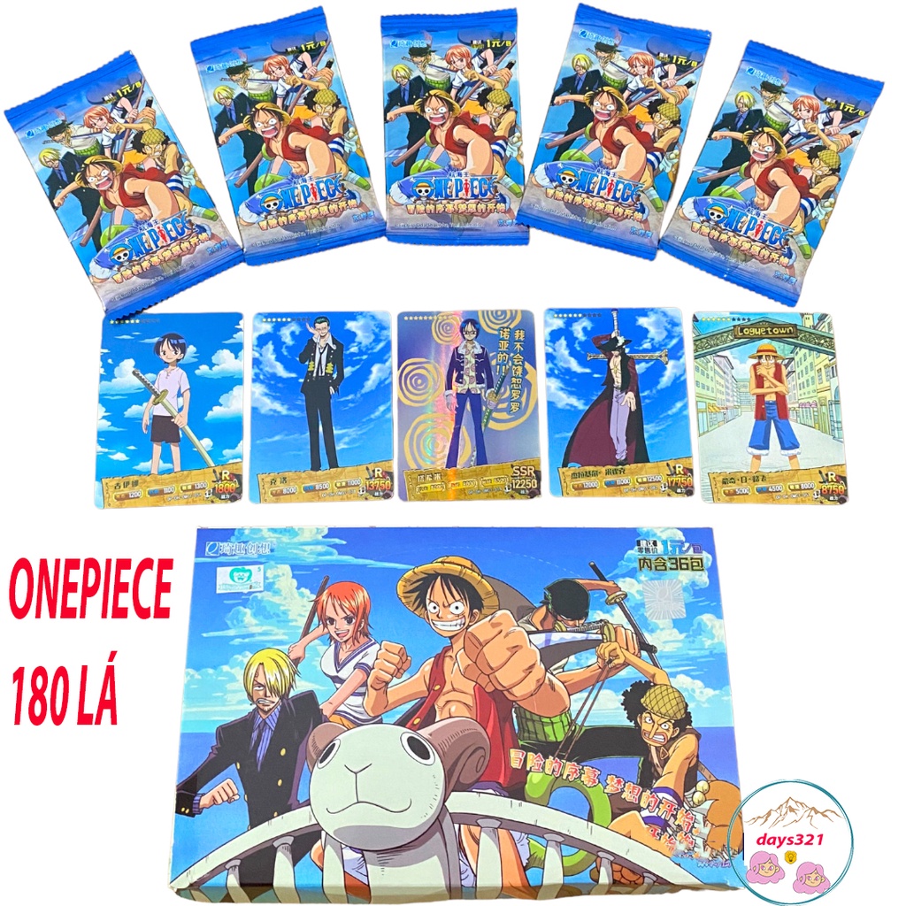 3 Mẫu Gói 5 Ảnh Thẻ Nhân Phẩm One Piece Pack Card In Hình Nhân Vật Anime Chính Hãng Toei Animation - Vua Hải Tặc
