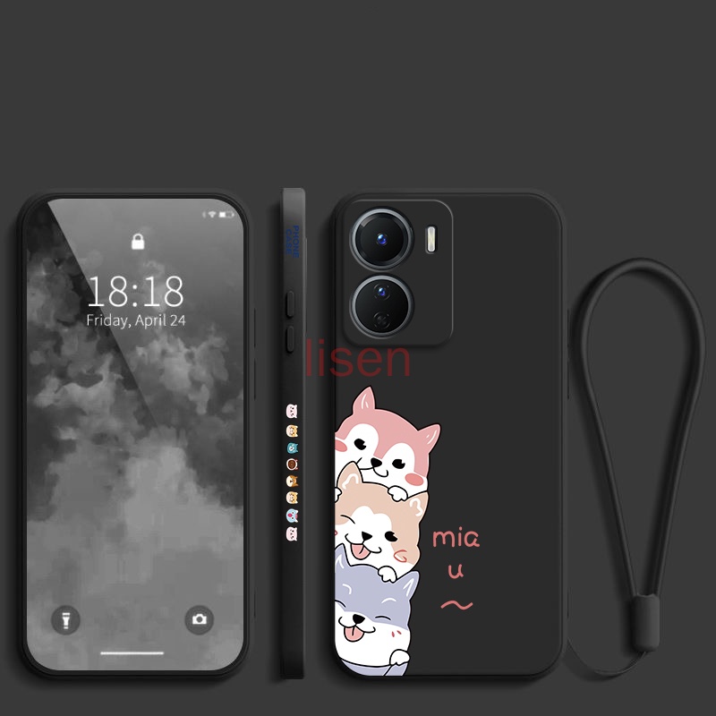 Ốp lưng Vivo y16 Ốp Điện Thoại In Hình Chú Chó Hoạt Hình Cho Vivo Y16 Y22 Y22S Y21S Y21 Y33S T1X Y20 Y20S Y12S Y15S Y01 Y15A Y11 Y12 Y17 Y15 Y02S U10 GG