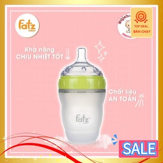 ( chính hãng) Bình sữa silicon Fatz baby 240ml/180ml
