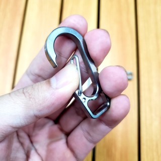 Móc khóa Titanium kiểu dáng basic kích thước 5cm/3cm