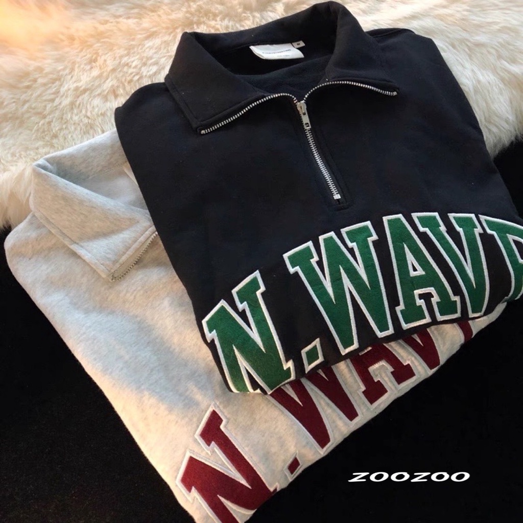 Áo Sweater Nỉ Bông N.WAVE Unisex Nam Nữ | BigBuy360 - bigbuy360.vn