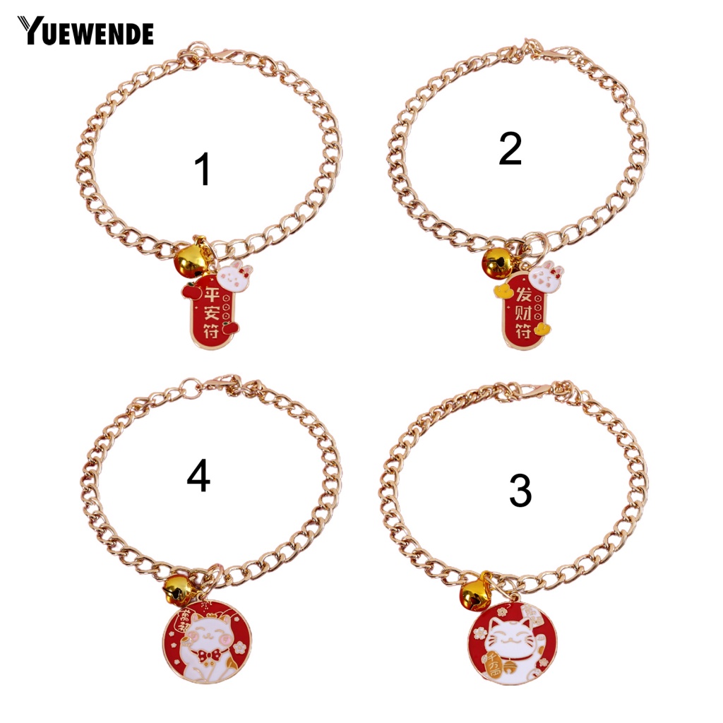 Vòng Cổ Họa Tiết Năm Mới Chống Mài Mòn Cho Thú Cưng