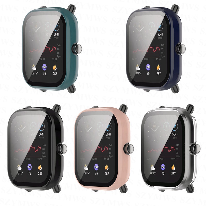 Ốp Bảo Vệ Màn Hình Chống Sốc Kèm Kính Cường Lực Cho Amazfit GTS 4 2 Mini GTS 4 3