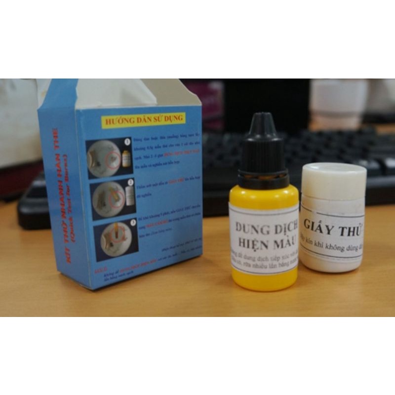 Test nhanh hàn the trong thực phẩm, Kit test hàn the