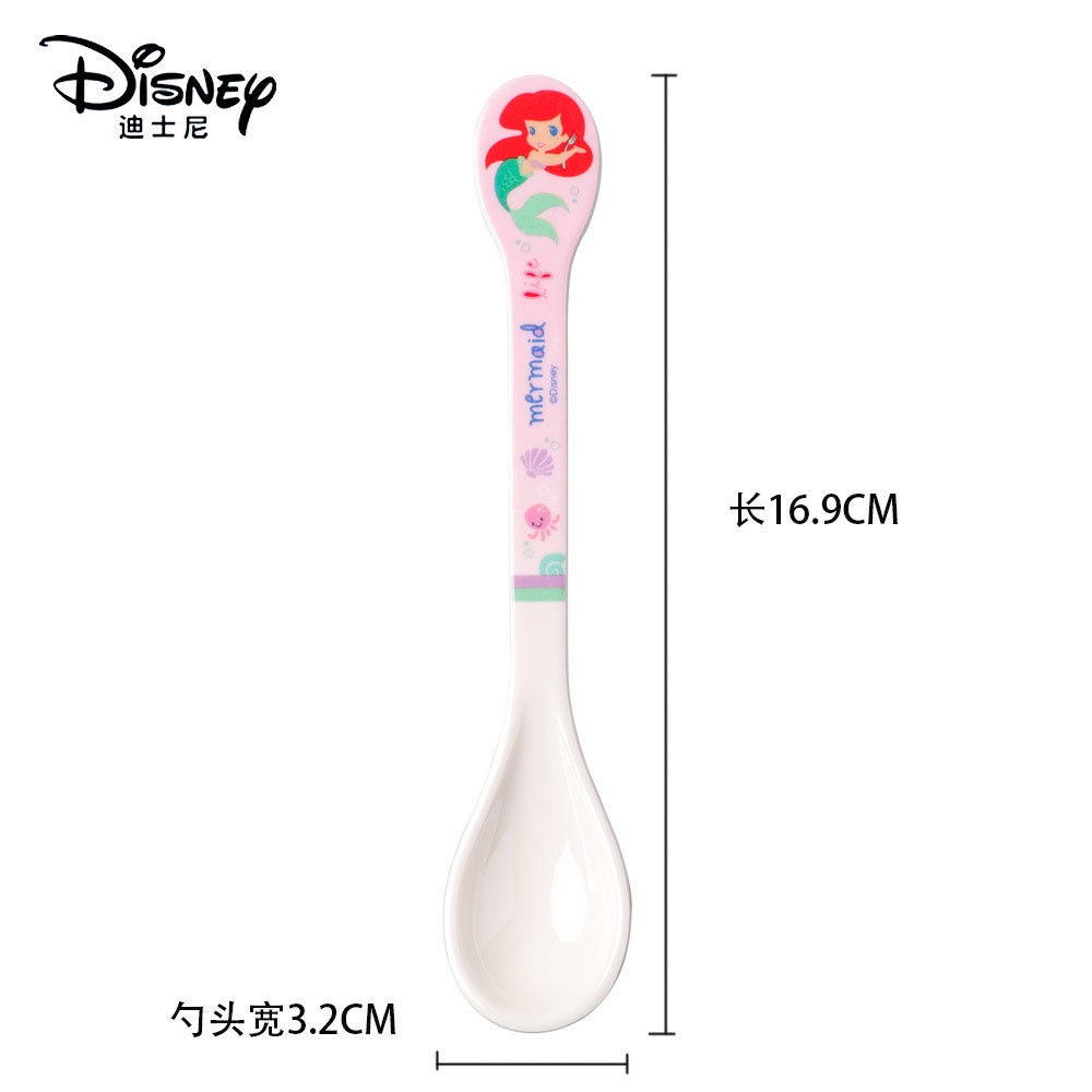 Bộ Muỗng Nĩa Cỡ Nhỏ Bằng Melamine In Hoạt Hình Disney Dễ Thương Cho Bé