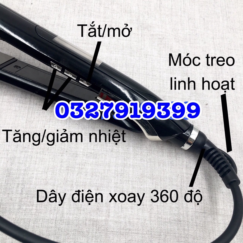 ✅freeship✅ Máy duỗi tóc cao cấp có màn hình LCD MH 998