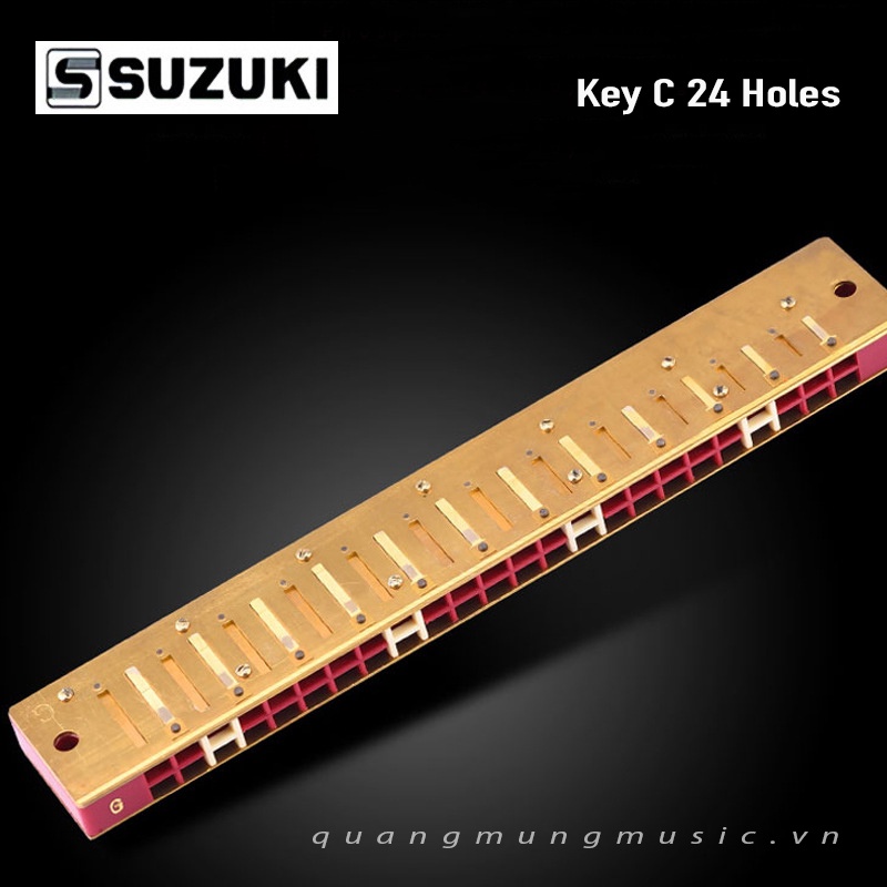 Kèn Harmonica tremolo Suzuki Study-24 Hamonica suzuki