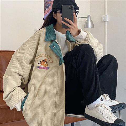 Áo Khoác Bóng Chày Vải Nhung Phong Cách Hàn Quốc Thời Trang Xuân Thu Mới 2021