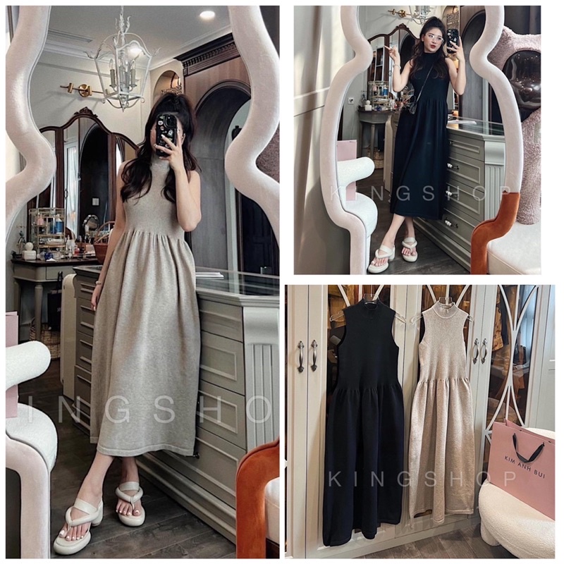 Váy Len Tăm Bồng Ba Lỗ L1