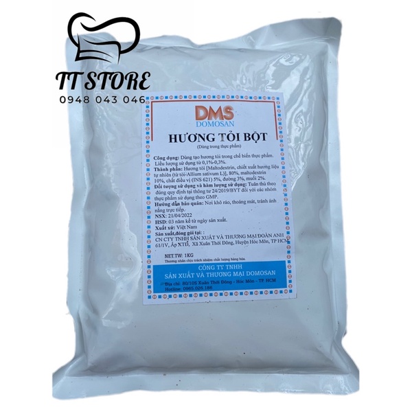 HƯƠNG TỎI TƯƠI thay thế tỏi tươi