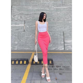 CV07 Chân váy len đỏ Missguided
