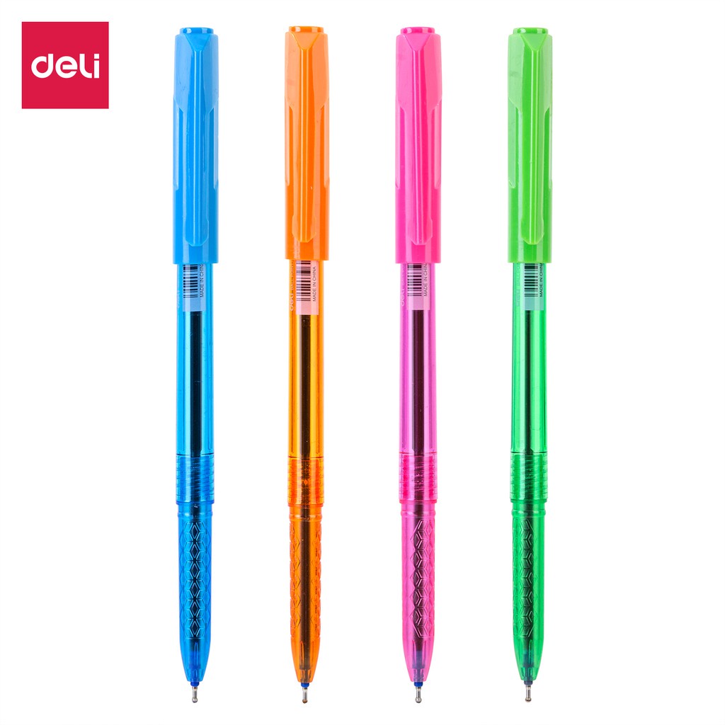 Set 4 Bút Bi Ngòi 0.7mm Màu Xanh Dương Dễ Thương