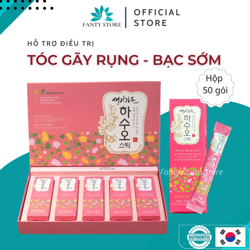 Hasuo Stick Hàn Quốc - Nước uống Hà Thủ Ô ngăn ngừa tóc bạc, gãy rụng