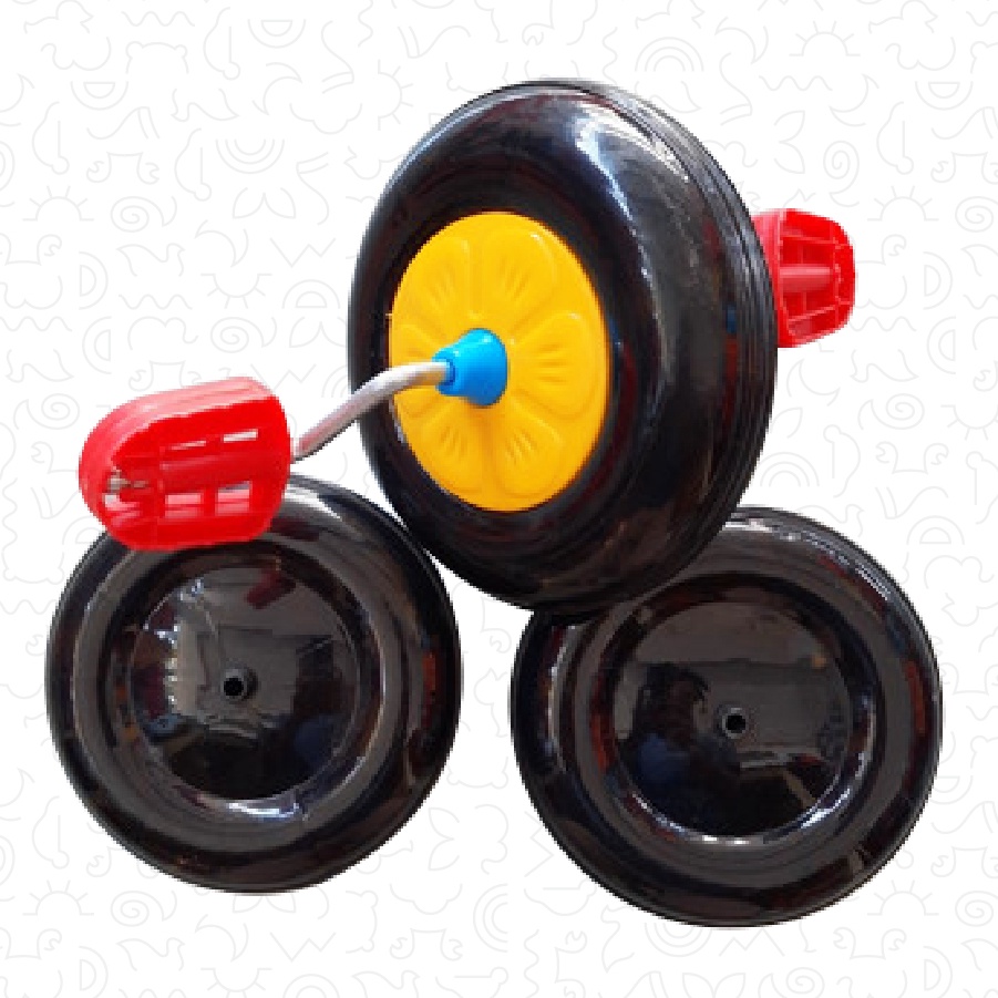 Xe 3 Bánh Nhựa Chợ Lớn L7 hình Hươu Con Vui Vẻ  - M1763A-X3B