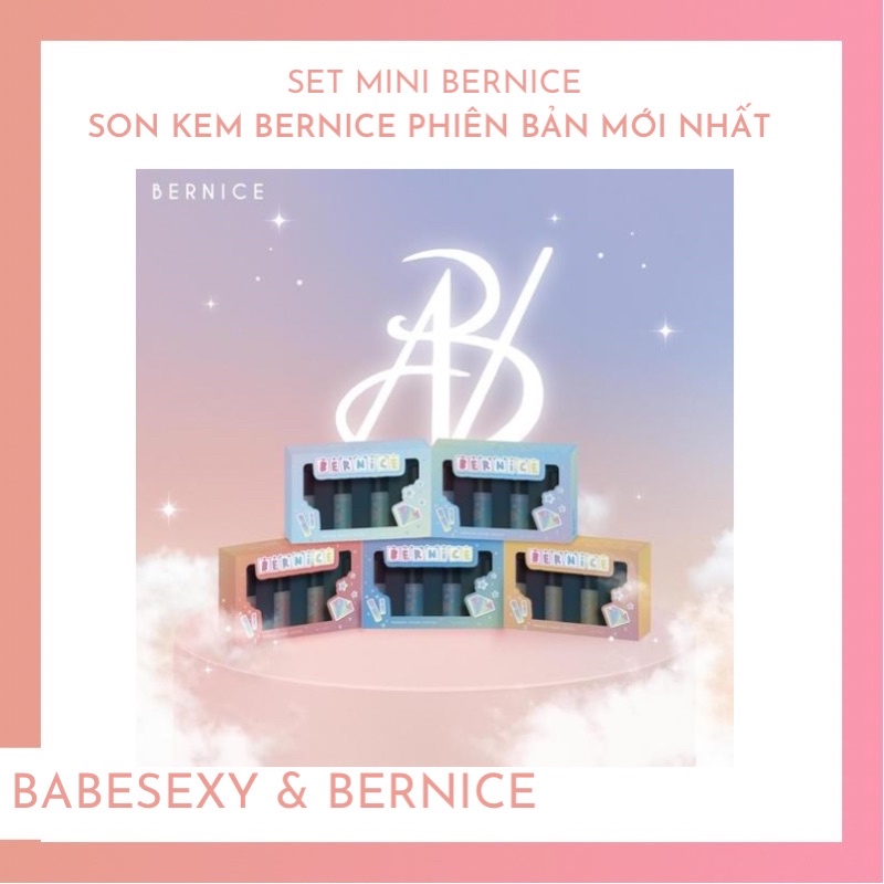 SET MINI BERNICE 4 THỎI CHÍNH HÃNG 100%