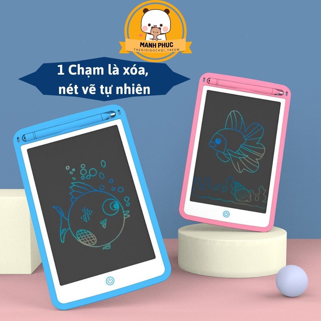 Bảng vẽ điện tử, bảng viết xóa tự động LCD, chạy pin, đồ chơi thúc đẩy khả năng sáng tạo cho bé