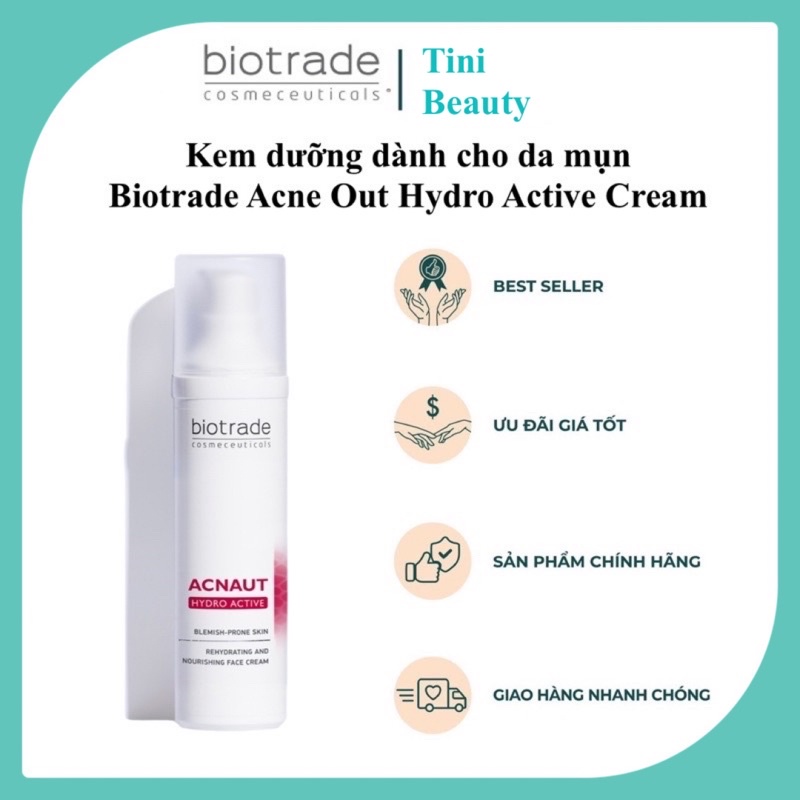 [Hàng chính hãng] Kem dưỡng dành cho da mụn Acne Out Hydro Active Cream