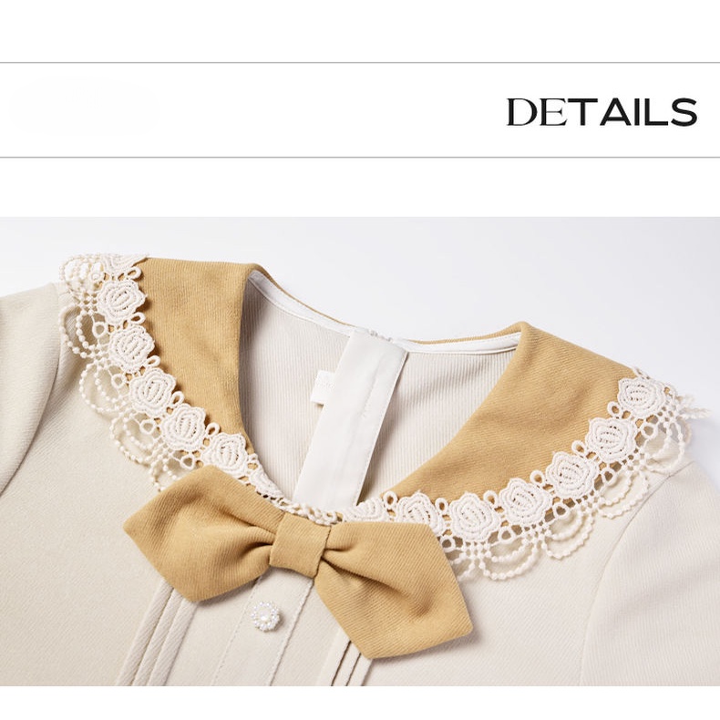 Đầm Tay Dài Phong Cách Thời Trang Xuân Thu Mới Dành Cho Bé Gái 3-5 - 8-10 - 12-13 Tuổi