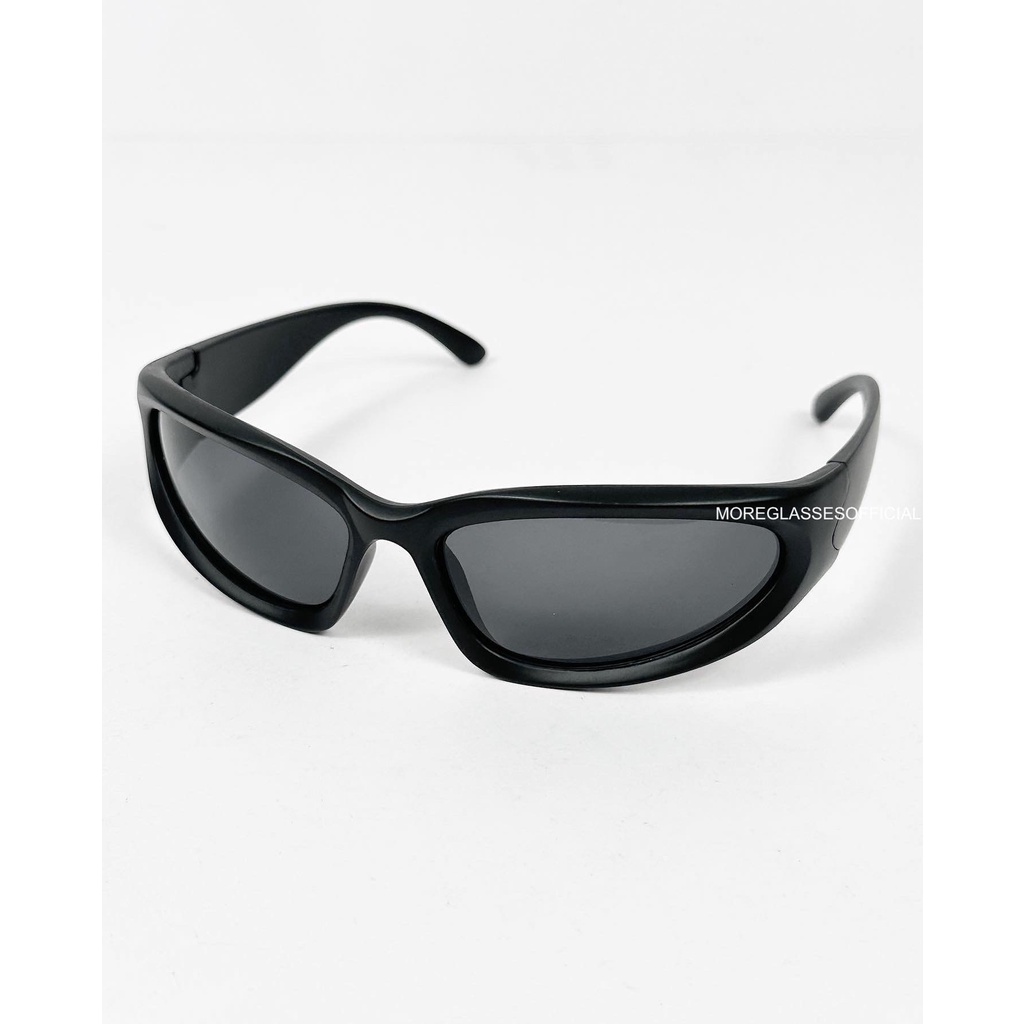 Kính mát có sẵn MOREGLASSES phong cách thời trang nam nữ Y2K Punk 2023 tròng kính chống UV 400 ảnh thật