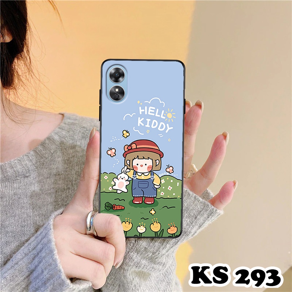 Ốp lưng Oppo A17 - A17k in hình Ngân hà &amp; Roro Jumb - Chất liệu TPU cao cấp