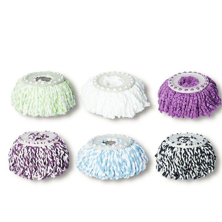 Bông lau nhà 360 độ thay thế phù hợp mọi cây lau nhà tự vắt,bông lau sợi vải cotton thấm hút không đổ lông