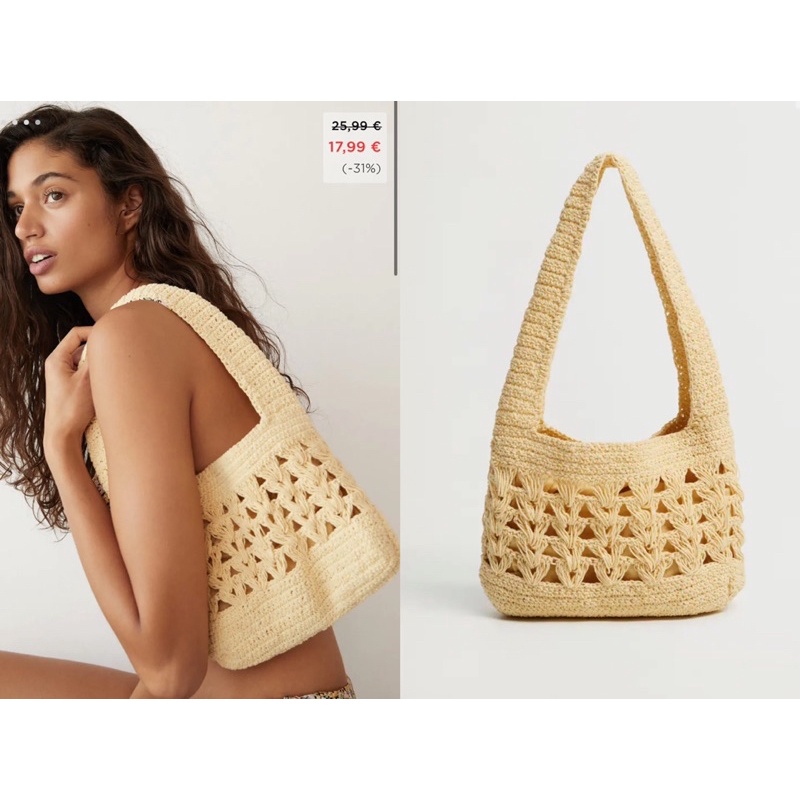 Túi handmade Mango | Hàng hiệu chính hãng