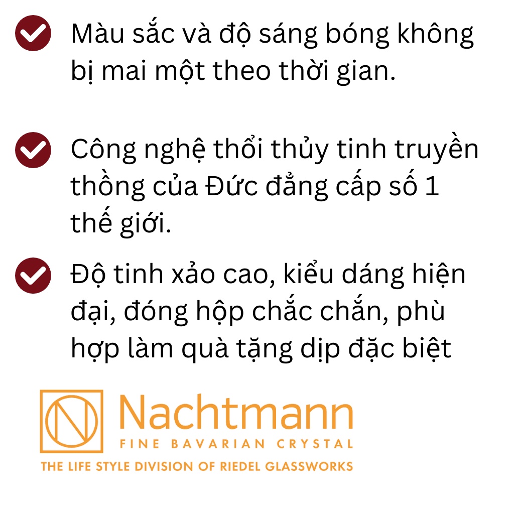 Bộ đĩa lá Nachtmann Mambo 98034 PLATZTELLER 32cm, pha lê chất lượng cao khúc xạ ánh sáng