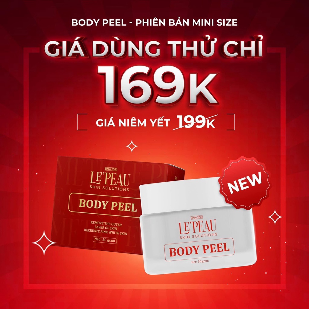 Peel nách, peel body mini 50Gram