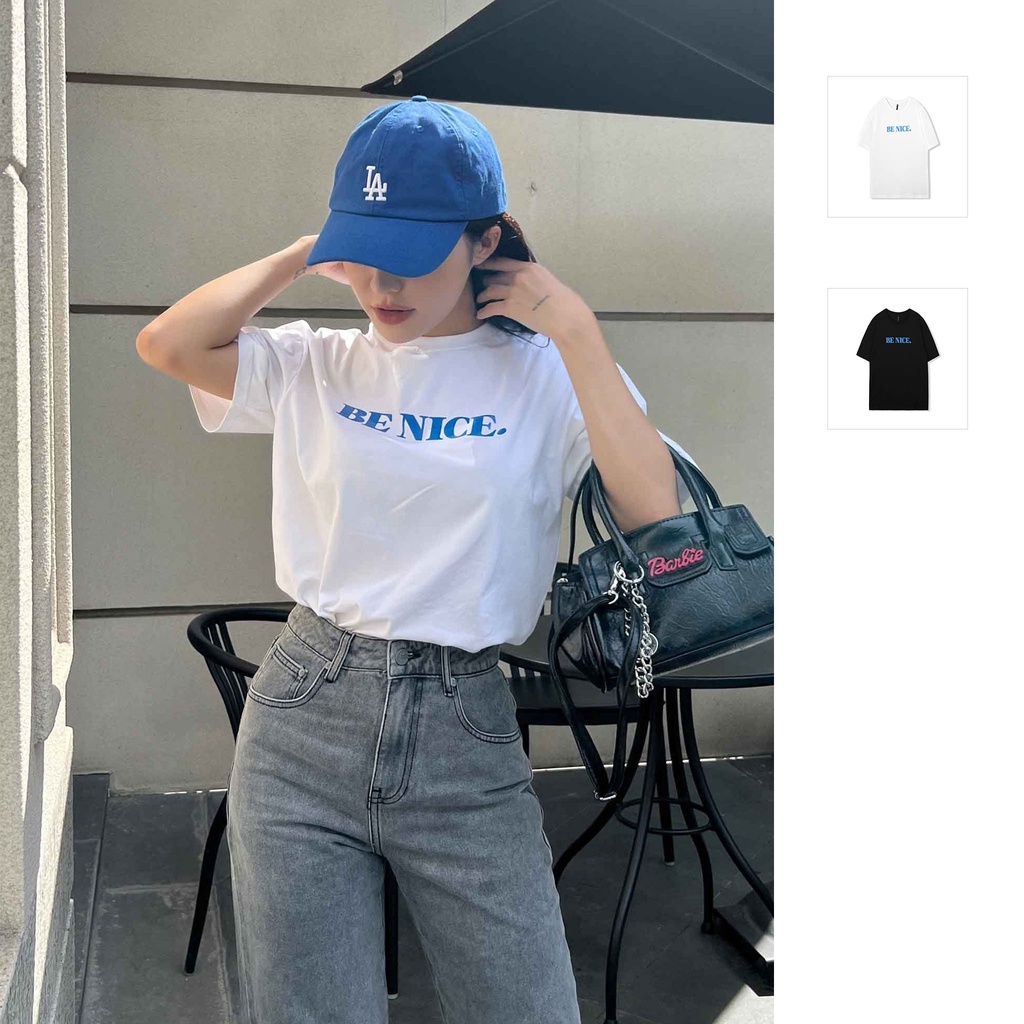 Áo Thun Nữ Be Nice , Chất Vải Cotton 4 Chiều Thoải Mái , WAT005-02 ,SOMEHOW