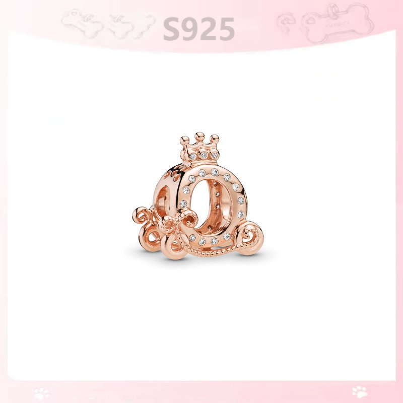 Mặt Dây Chuyền Mạ Bạc 925 Hình Vương Miện Đính Đá Thời Trang