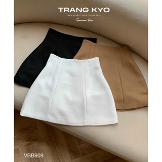 Chân Váy Simple Hàn Quốc Trang Kyo Chân Váy Chữ A Dáng Ngắn Hai Lớp Hàng Thiết Kế VBB909