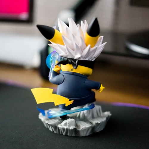 Mô Hình Pikachu Thầy Gojo - Anime Jujutsu Kaisen Bộ sản phẩm gồm: như hình  Thành phần: Nhân vật  Chất liệu: PVC  Kiểu: