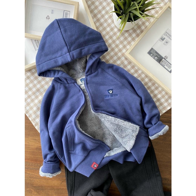 ÁO KHOÁC NỈ LÓT LÔNG NEW BETTY