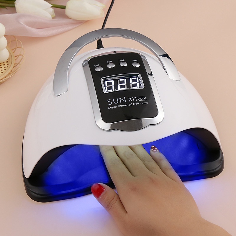 SUN X11MAX 280W UV LED Nails Đèn để làm khô gel đánh bóng nhanh 66 đèn LED Painl