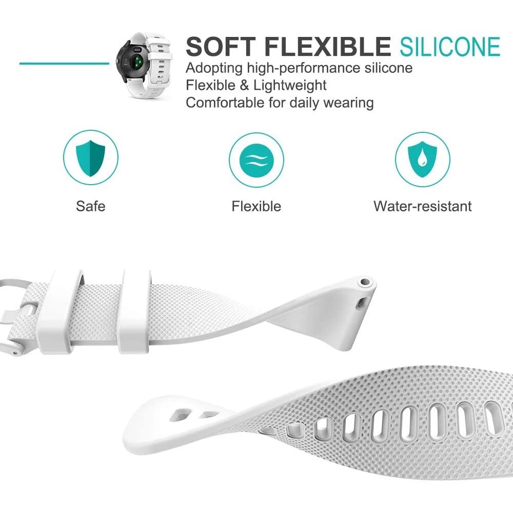 Dây Đeo Silicon 20mm 22mm Cho Đồng Hồ Thông Minh Huami Amazfit gtr 4 3 Pro 2 2e / gtr 42MM 47MM / GTS 4 3 2 2e / gts4 2 mini