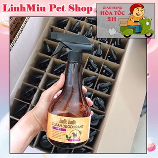 Xịt khử mùi và dưỡng lông cao cấp cho chó mèo Burle Budle 530ml