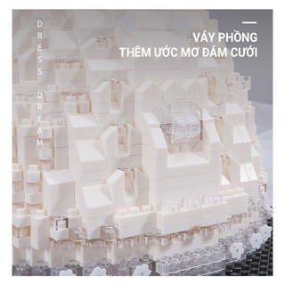 Bộ Đồ Chơi Lắp Ráp Hình Đầm Cưới