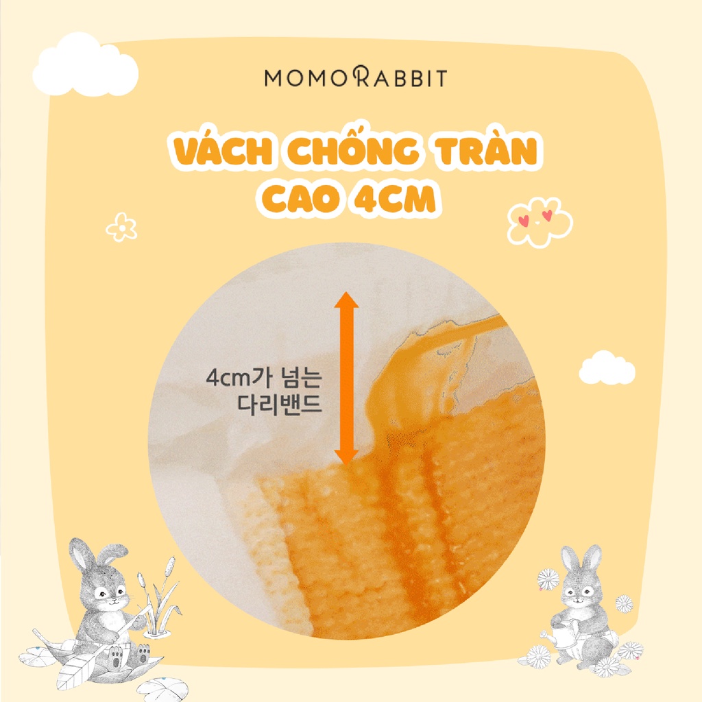 Bỉm mông to Comfort Fit Momo Rabbit Hàn Quốc - size L - 9-14kg - 28 miếng