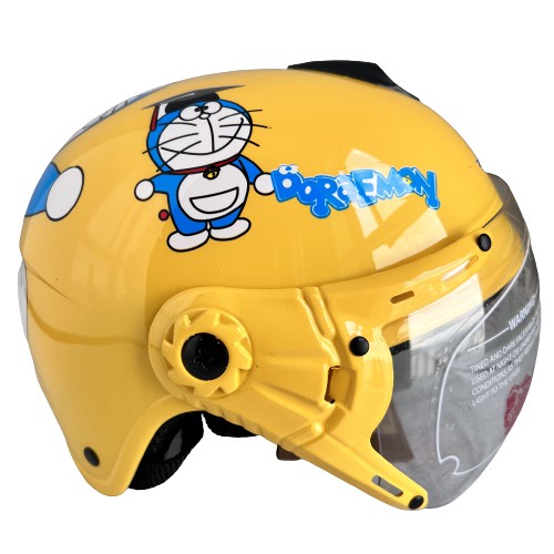 Mũ bảo hiểm trẻ em V&S Helmet - VS103KS Doreamon Vàng - Phù hợp với bé từ 2 đến 5 tuổi, Bé nặng dưới 18kg