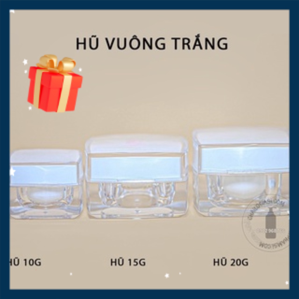 HŨ VUÔNG TRẮNG ( 10g )
