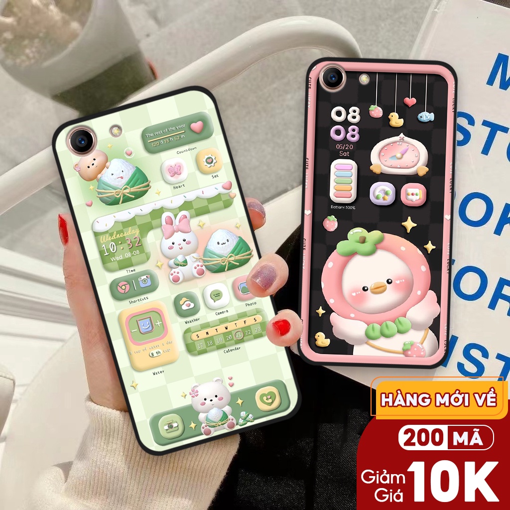 Ốp lưng Oppo A71 / A71k / A83, ốp điện thoại oppo hoạ tiết con vật 3D, ốp lưng nhựa viền dẻo