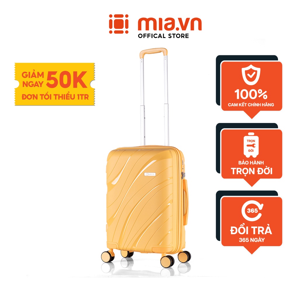 Vali Kéo MIA.vn Du Lịch Larita LINA 3 size 20/24/28 Hạn Chế Va Đập - Bảo Hành Trọn Đời