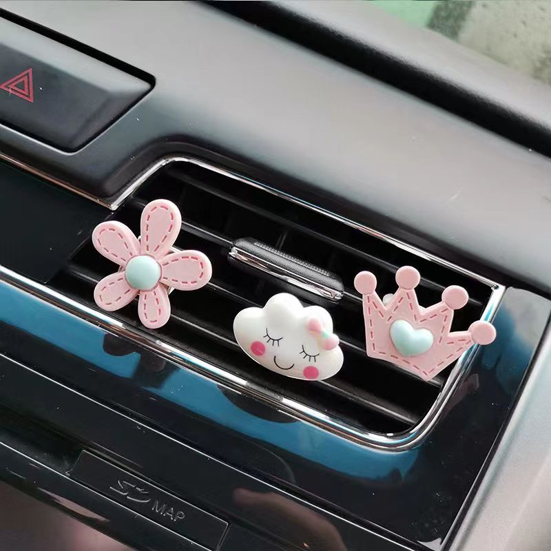 Kẹp Khuếch Tán Nước Hoa 23 Mẫu Hoa Cúc Gắn Máy Điều Hòa Xe Hơi