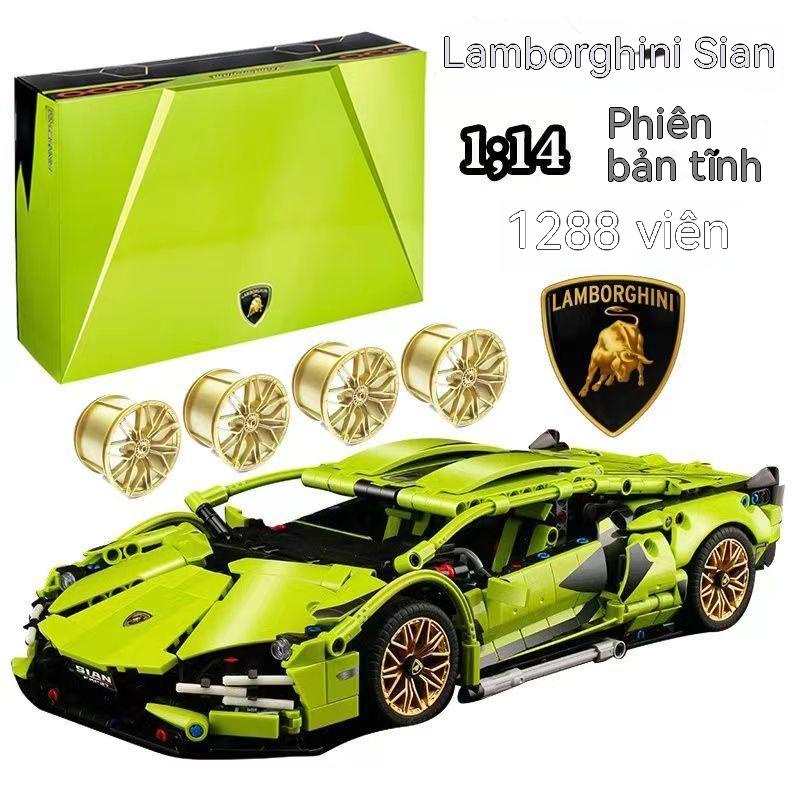 Urchin Toys**Đồ Chơi Lắp Ráp Tương Thích Mô Hình Siêu Xe Lamborghini Đồ Chơi Lắp Ráp Mô Hình Xe Thể Thao Độ Khó Cao