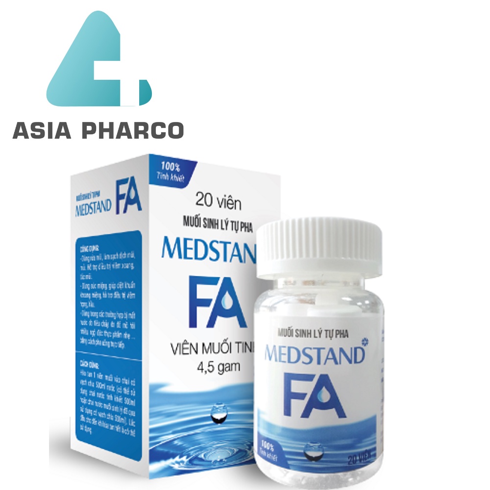 Viên muối sinh lý tự pha MEDSTAND FA 4,6G