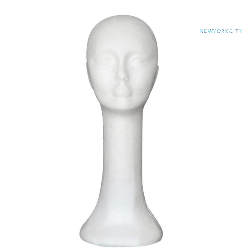 Mô Hình Đầu Người Trưng Bày Tóc Giả / Mắt Kính / Mũ Cổ Dài Bằng Xốp Trừu Tượng