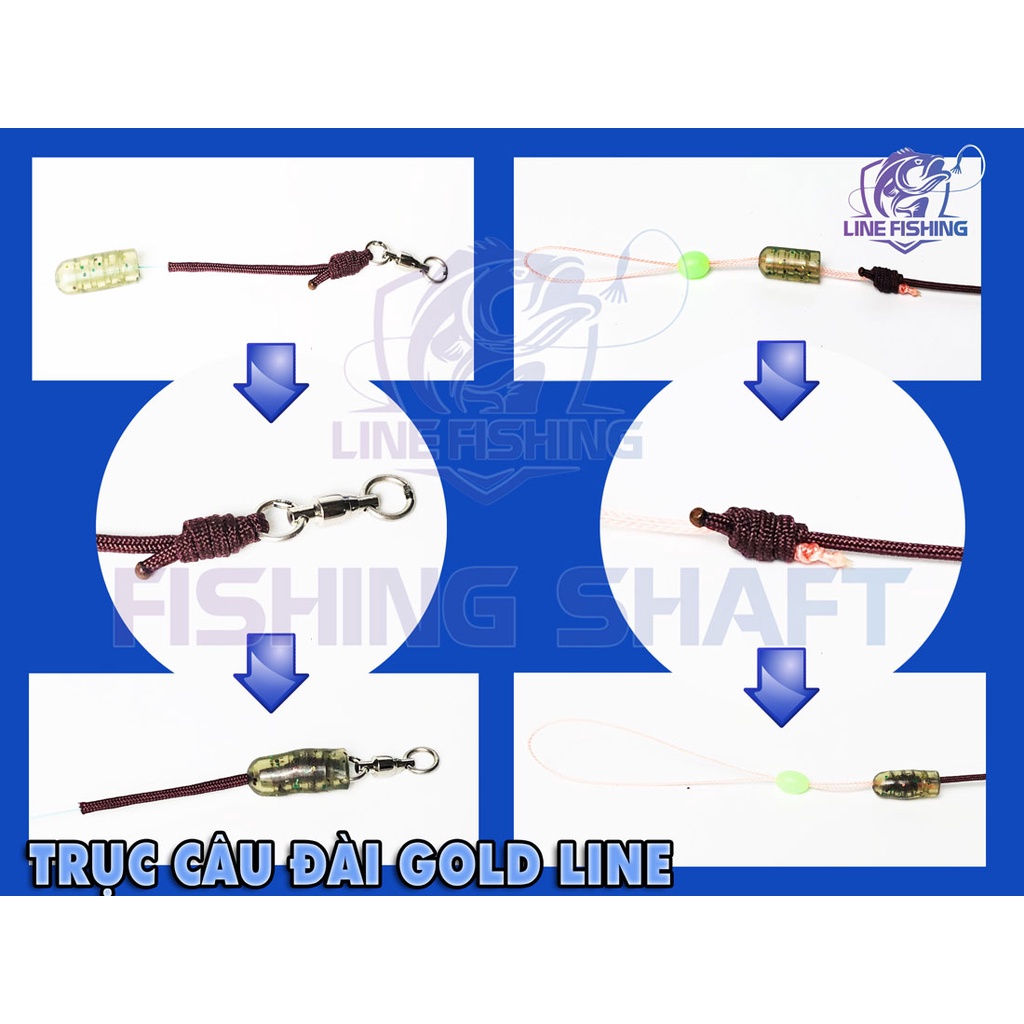 Trục Câu Đài săn hàng cước Nhật chất lượng cao 3.6m 4.5m 5.4m 6.3m 7.2m 8.1m 9m