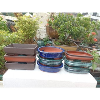 combo 9 chậu bonsai gốm xịn